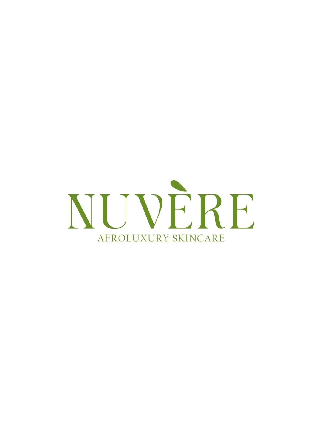 Nuvère green wordmark on white